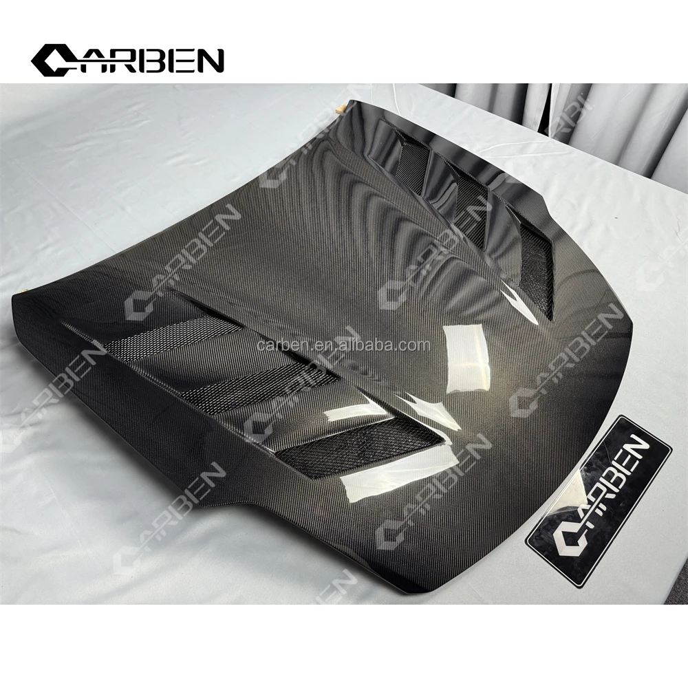 AM Style High Quality Carbon Fiber Hood for 350Z Z33 Open-Hole Body Kit with New Condition Car Bumpers 3