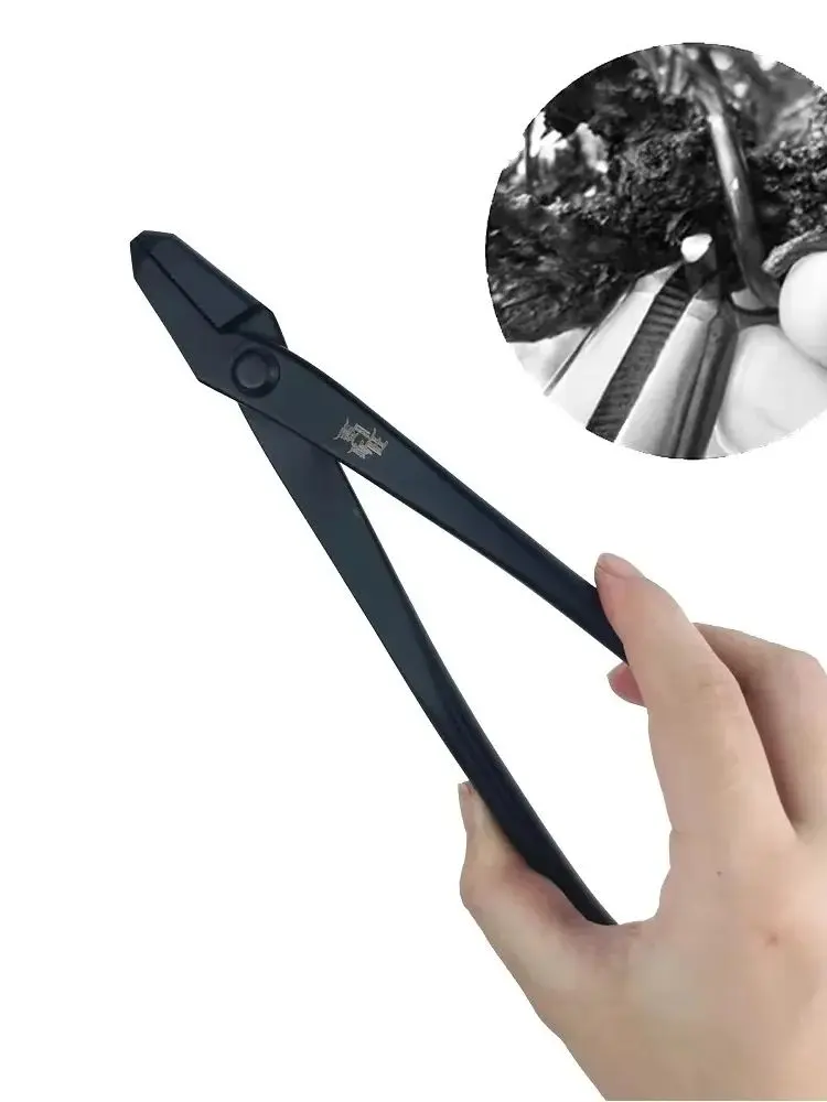 

210 мм плоскогубцы для бонсай, плоскогубцы для проволоки CrWMn, инструменты для бонсай из высокоуглеродистой стали, захват и полоса, кора из стволов, формирование Deadwood