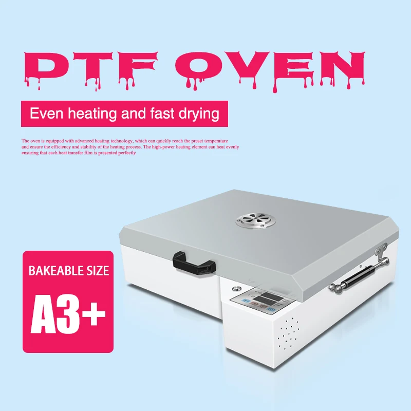 Factory Price A3+ Desktop Dtf Oven Machine Automatic Pet Curing Heat Drying A3 Film