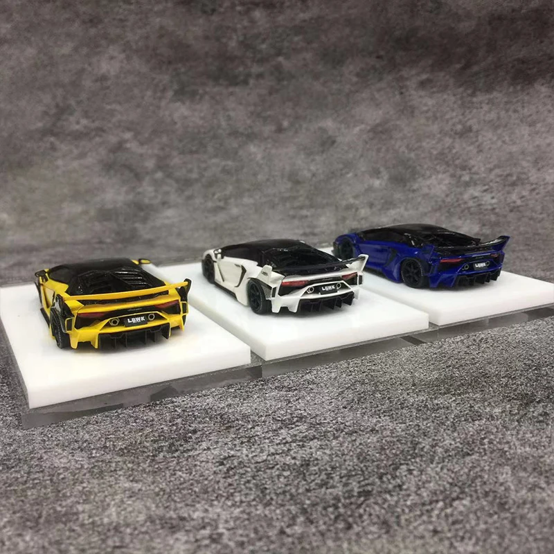 ScaleMini Lambro GT EVO 와이드 바디 송진 스포츠카 컬렉션, 1:64 모델 자동차