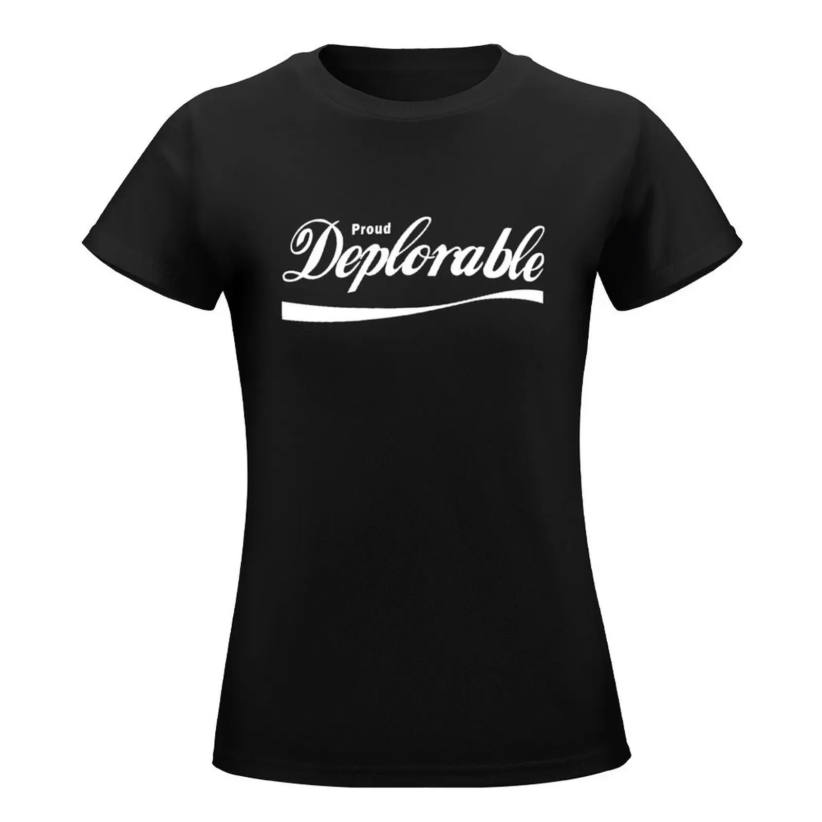 Proud Deplorable T-Shirt cute tops oversized female plain t shirts for Women