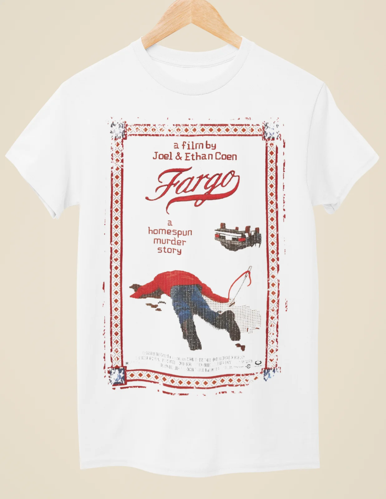 Fargo - Movie Poster Inspired Unisex White T-Shirt