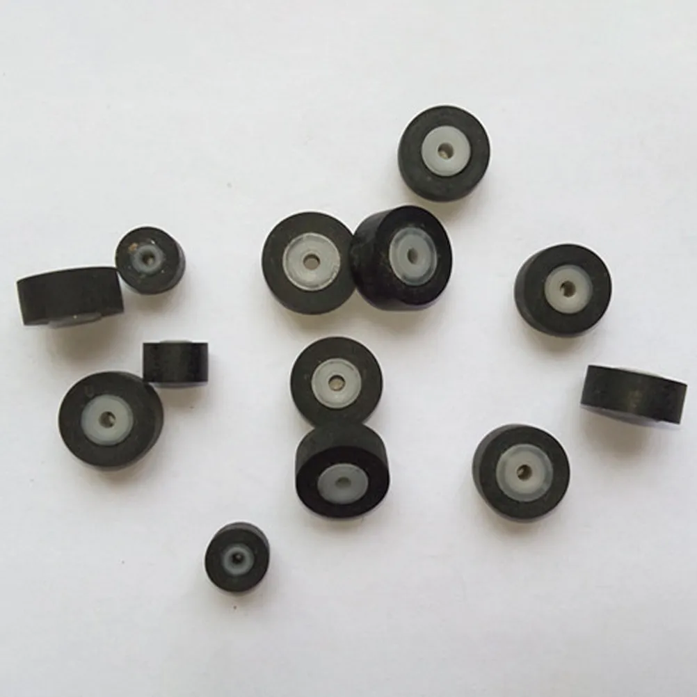 2Pcs Pinch Roller Bearing Guide Pulley Wheel for Cassette Tape Recorder Audio Deck Repair Replacement Common Maintenance Parts
