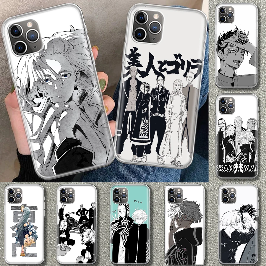 Hot Anime Tokyo Avengers Phone Case Cover For iPhone 11 12 13 14 15 16 Pro Max Apple X XS XR 7 Plus 8 + Art Customized Fundas 14