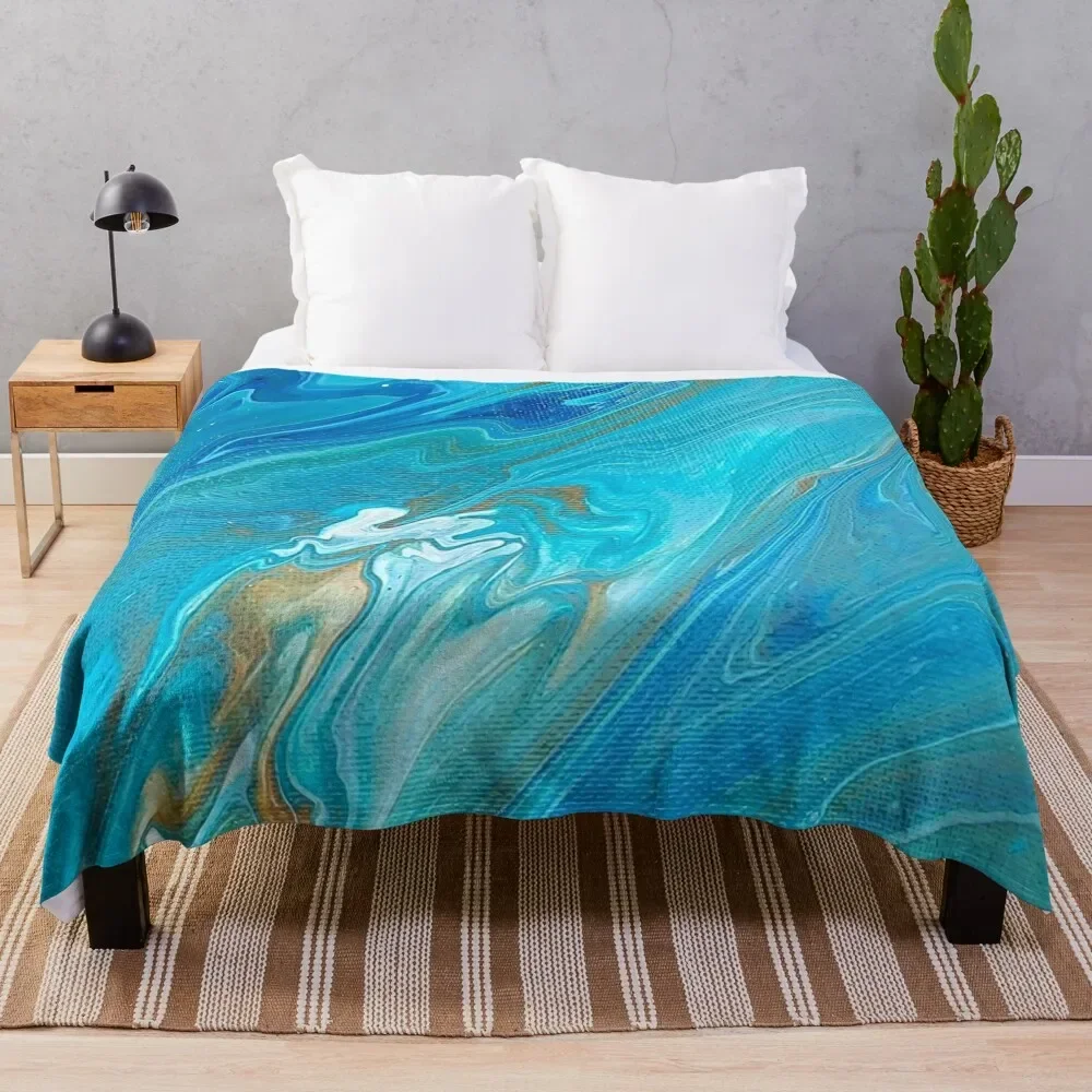 

Saturn Seas Throw Blanket Thermals For Travel for sofa Sofa Quilt Decoratives Blankets