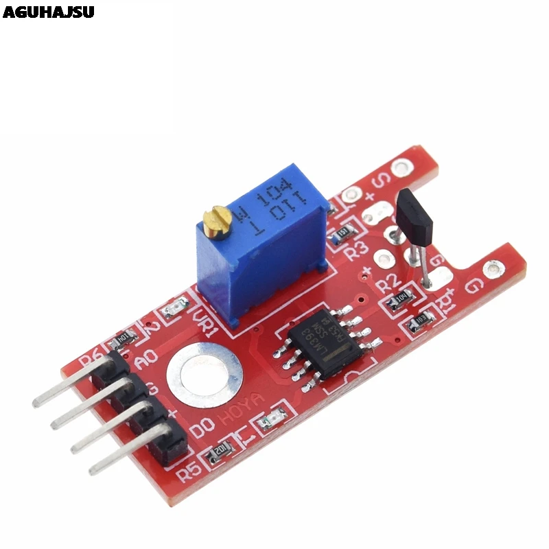 Smart Electronics 4pin KY-024 Linear Magnetic Hall Switches Speed Counting Sensor Module for arduino DIY Kit