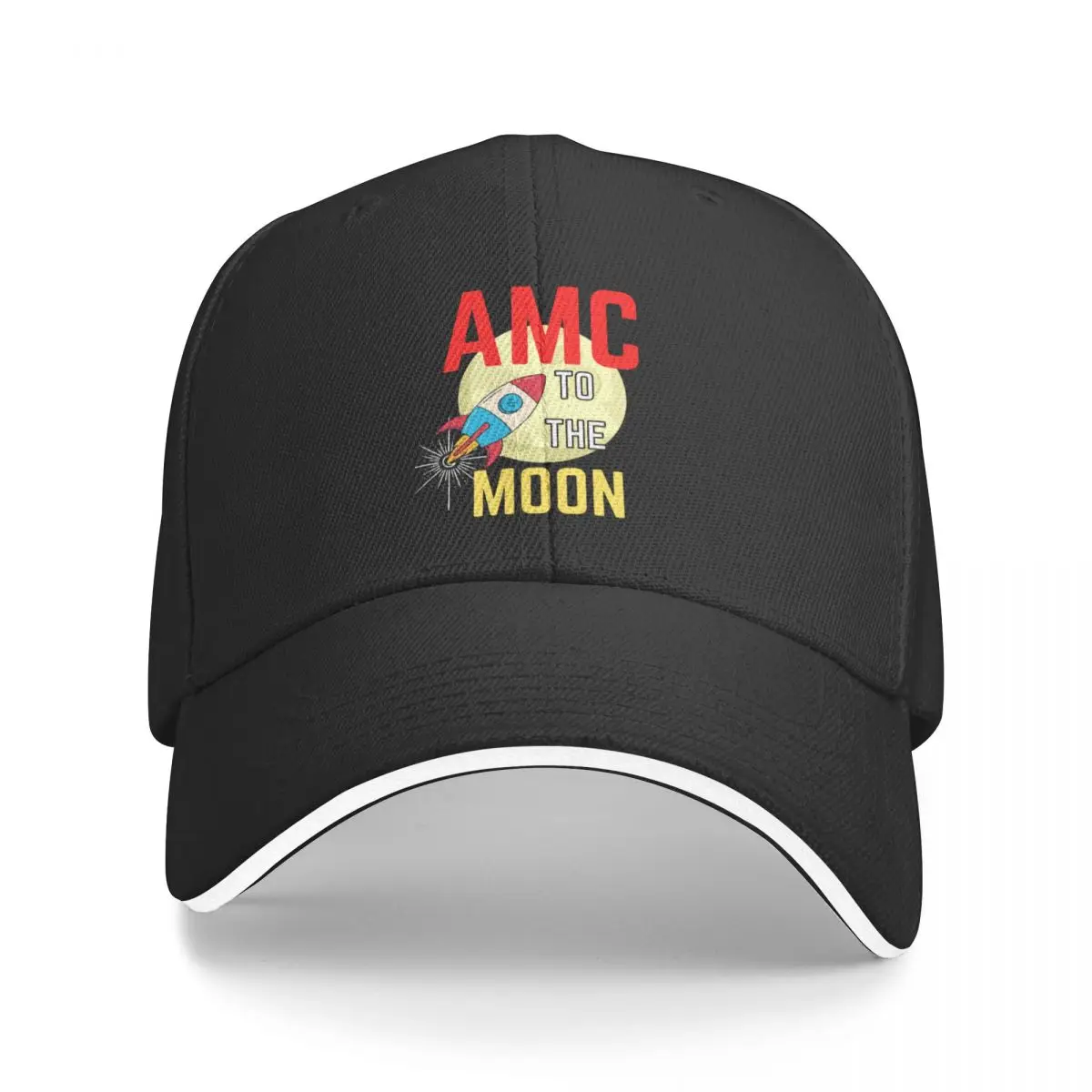 AMC to the moon (HODL AMC) Baseball Cap Kids Hat Sunscreen Cosplay beach hat Mens Tennis Women's