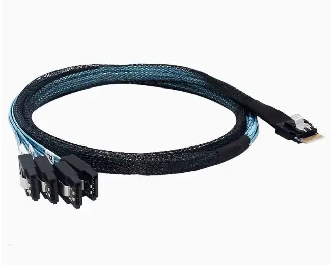 

Кабель SFF-8654 на 4 sata