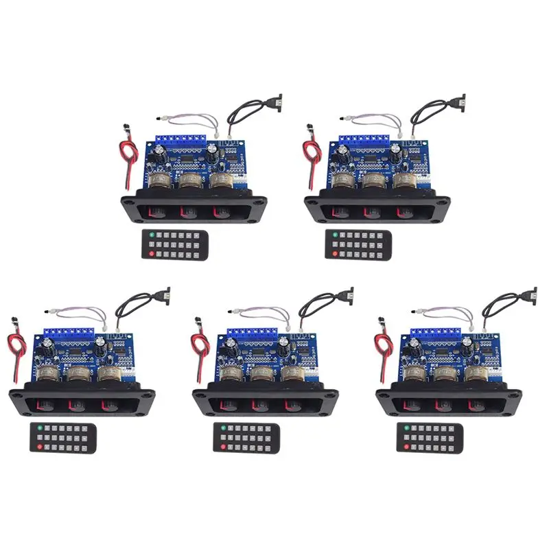 

AYHF 5X 2X25W+50W 2.1-канальный Bluetooth 5.0 сабвуфер, комплект платы аудиоусилителя класса D с разъемом DC и кабелем USB