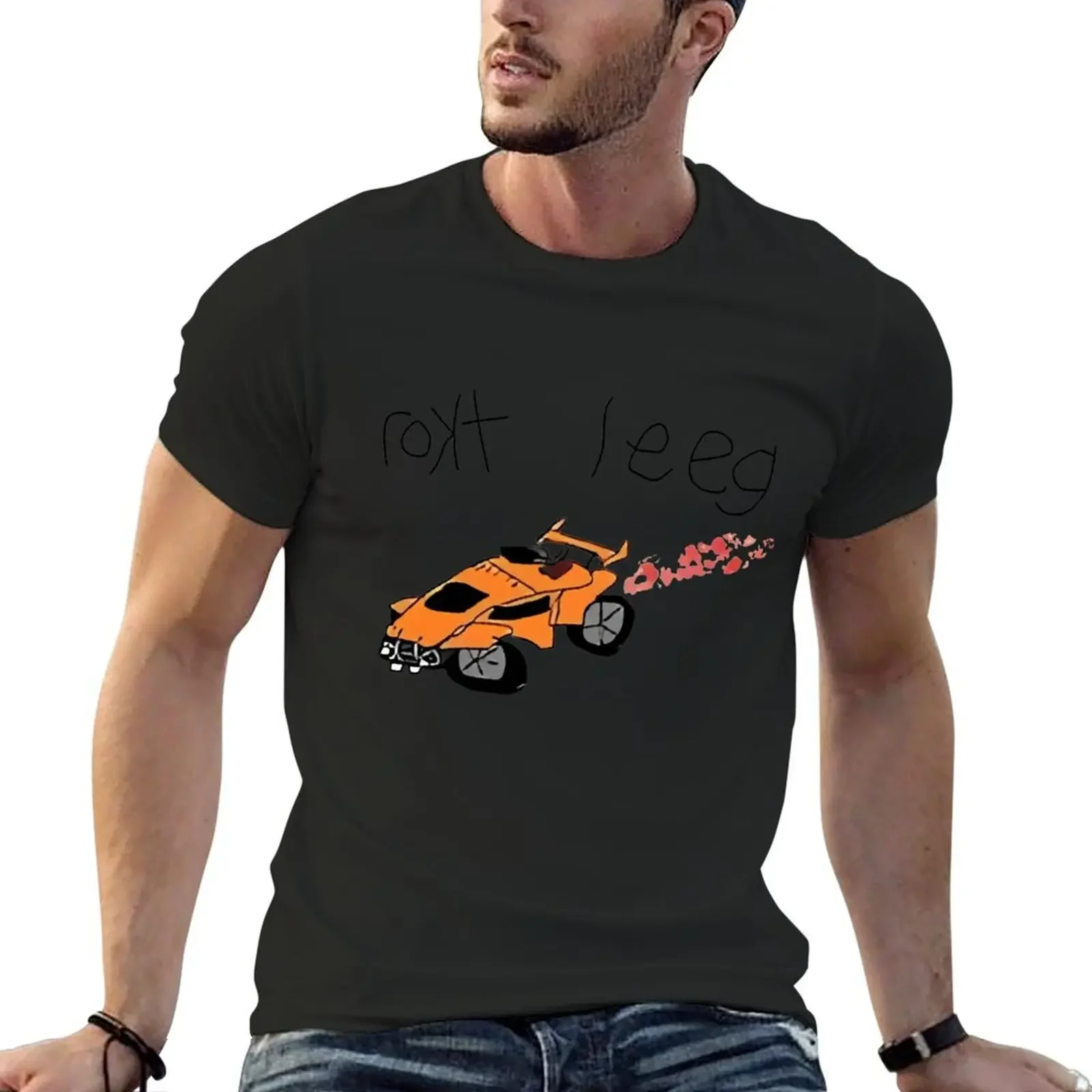 

This is Rokt Leeg T-Shirt new edition street wear cute tops basketball graphic tees fitted t shirts for men