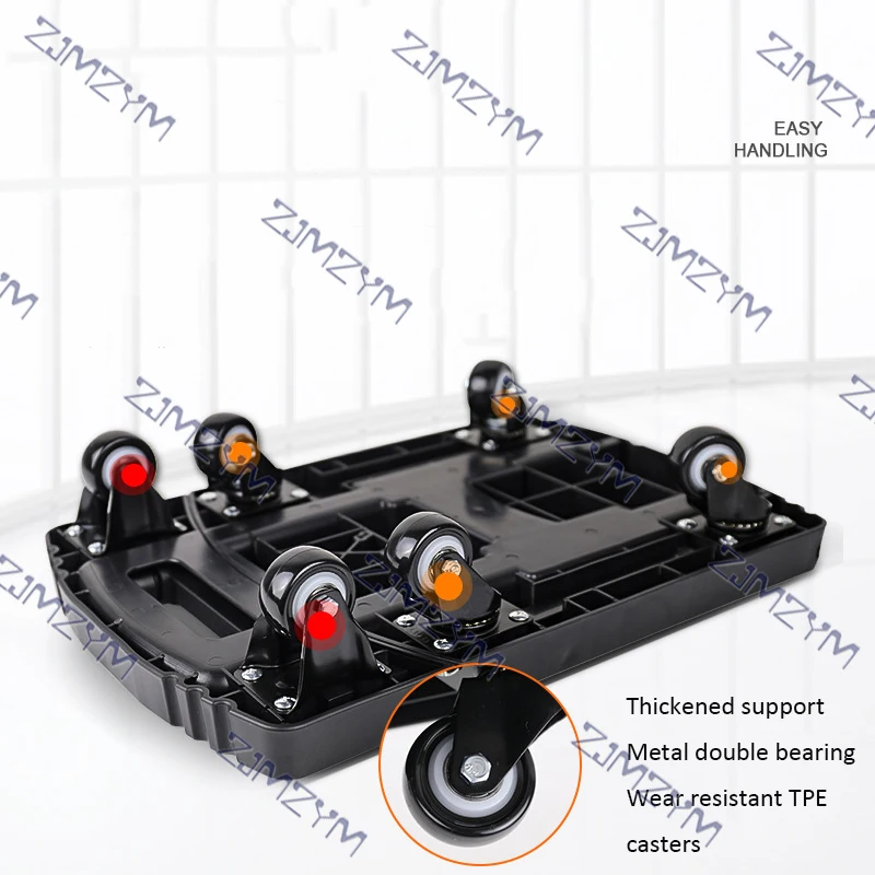 Universal Wheel Folding Cart Hand Carts Trolleys Folding Shopping Trailer, Small Portable Cart For Handling Tools