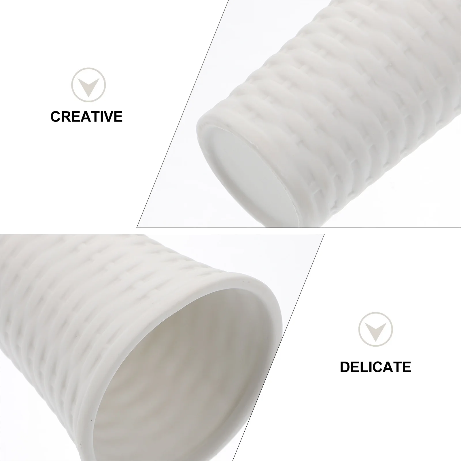 

Desktop Vase Home Furnishing Creative Flower Office Decor Delicate Planter Ceramic