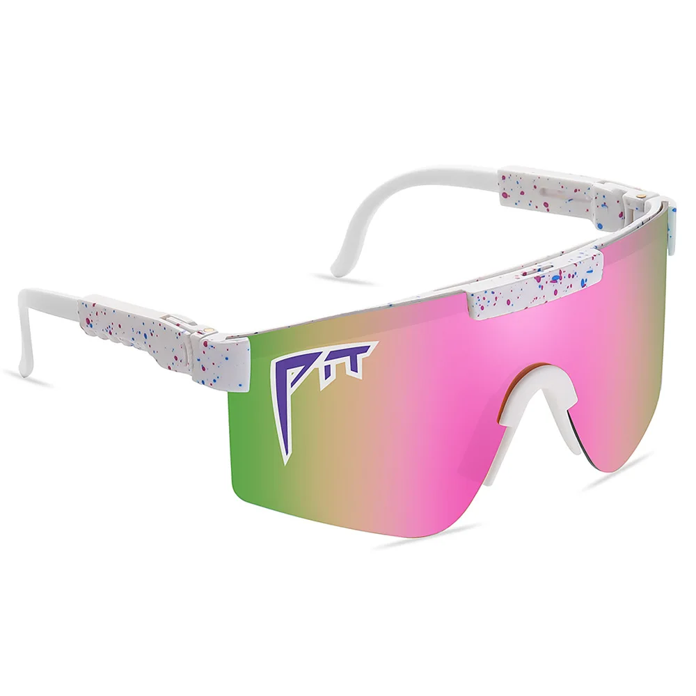 Pitt Viper Riding Sonnenbrille Anti Vu400 bunte True Film Linse für Outdoor-Sport Sonnenbrillen mit Spiegel tasche und Beinen, ohne p