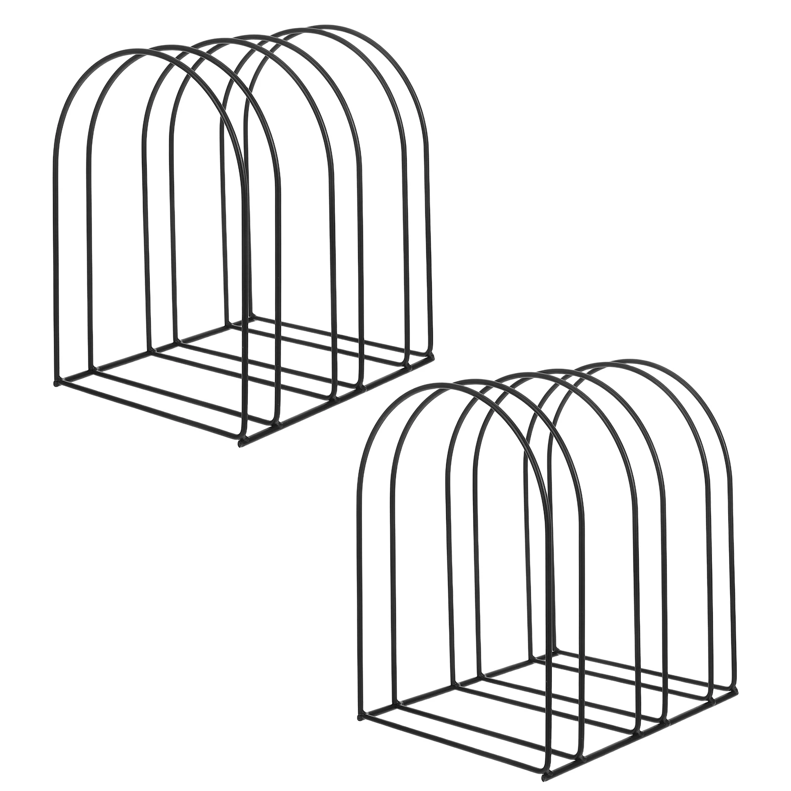 

2Pcs Woolen Hat Display Metal Iron Cap Rack Reusable Storage Vintage Style Home Shop Desktop Hat Holder Bracket
