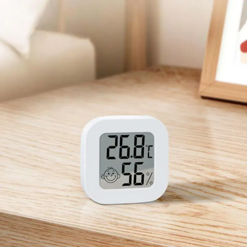 Mini Digital Thermo-Hygrometer Temperature Measurement Instruments Smart Temperature and Humidity Meter with Magnetic Suction