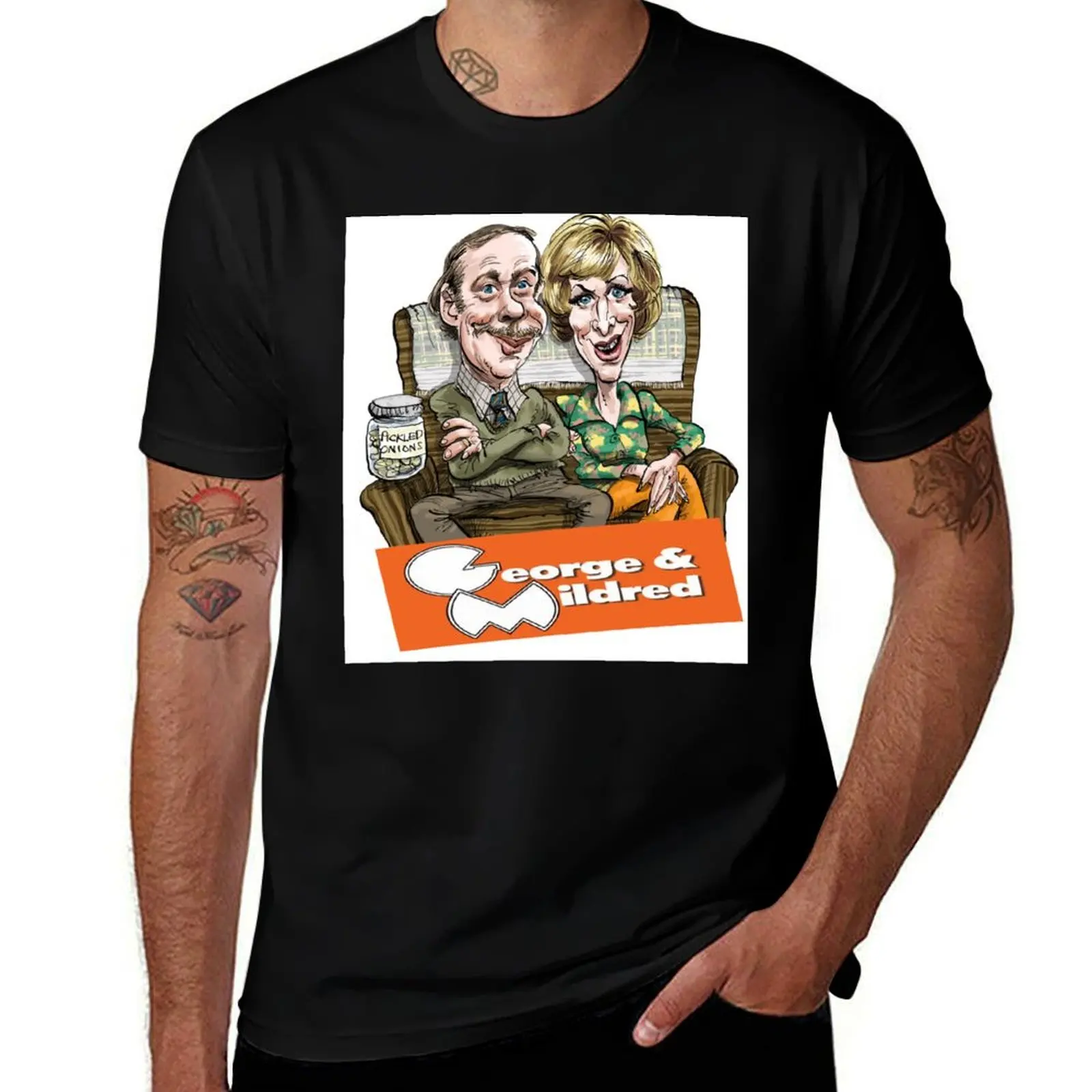 

George and Mildred T-Shirt t shirts for man pack cotton t shirts for man slim fit T-Shirt