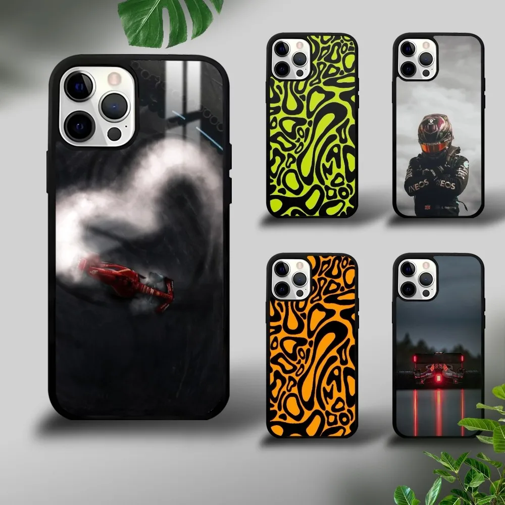 

F1 Racing Formula Sports Phone Case For iPhone 16 15 14 13 12 11 Pro Xs Max Mini Plus Celulares Hard Funda