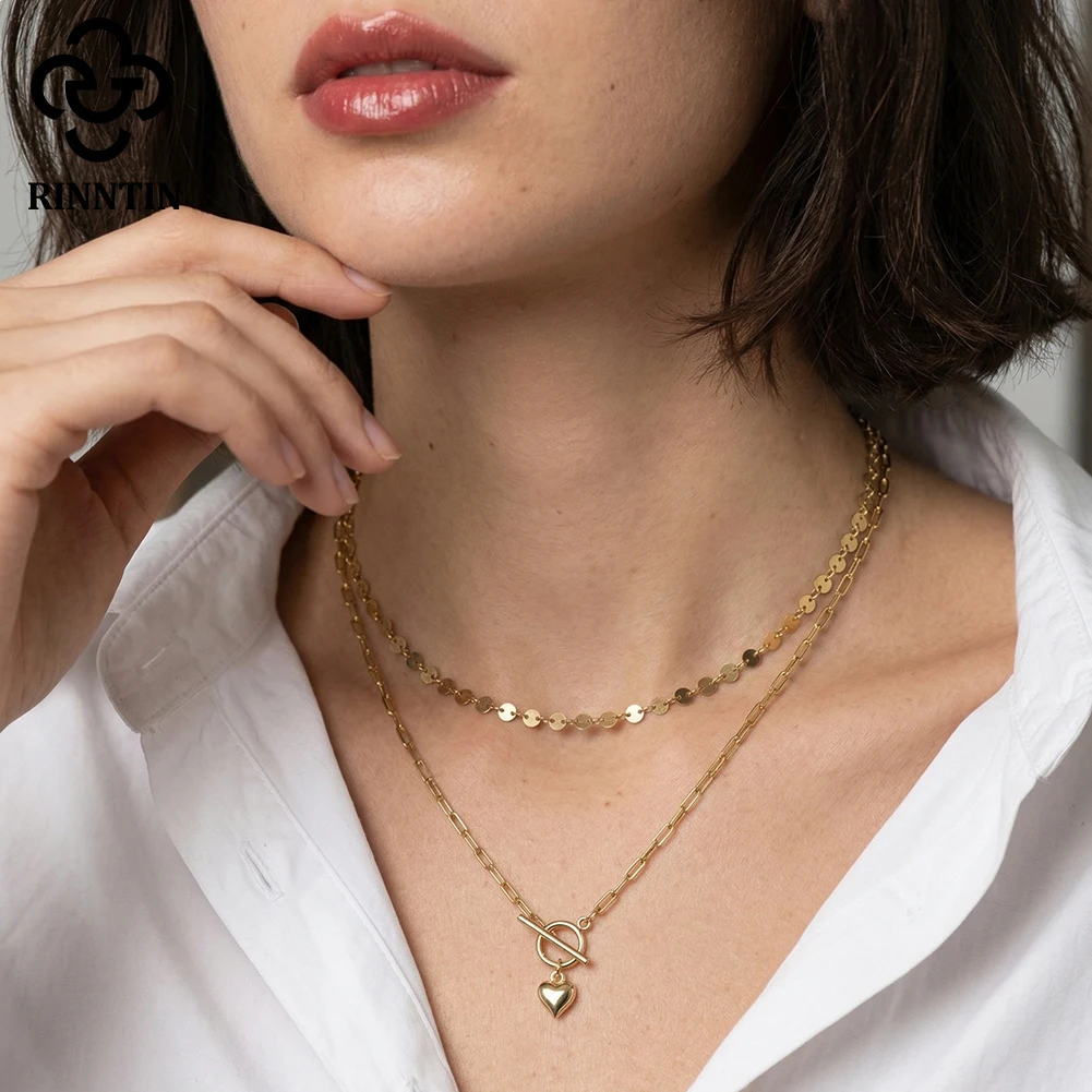 Серебряное колье Rinntin 925 п – обзор и цена Toggle Clasp Gold
