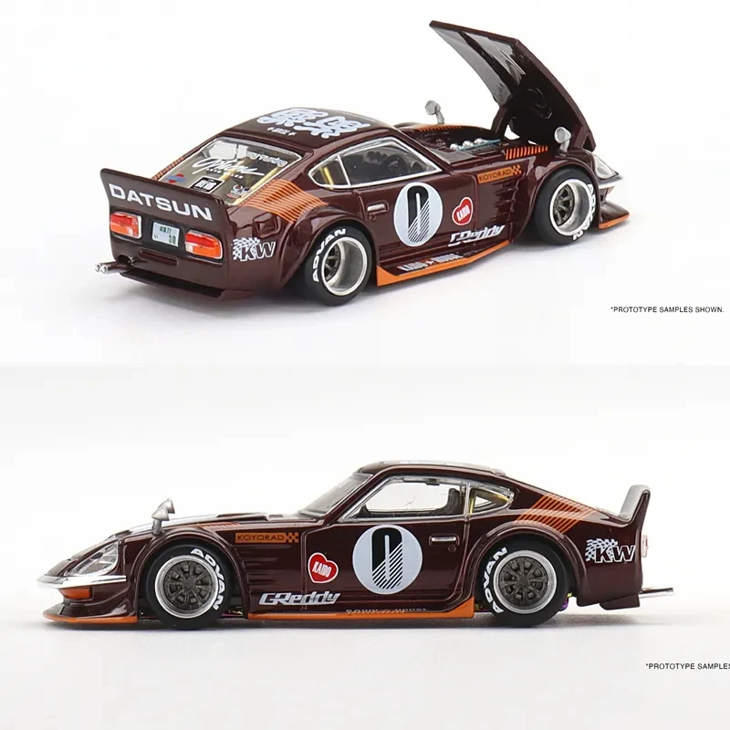 TSM MINI GT KAIDO HOUSE #23 Open Front Cover 1:64 DATSUN S30 Fairlady Z Die-cast alloy car model collection display gifts