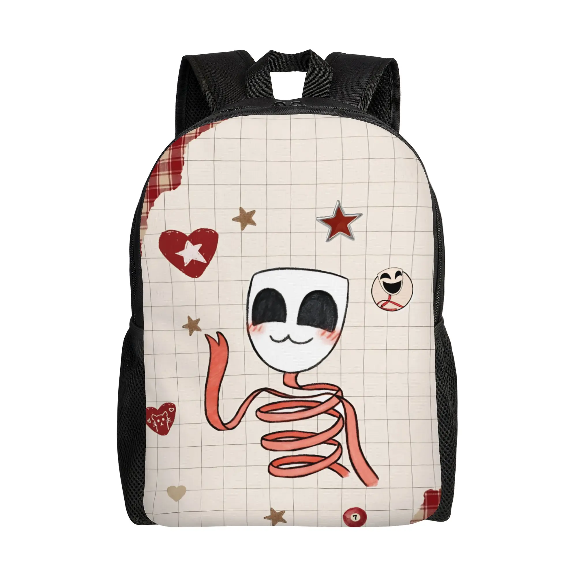 Gangle Cartoon Digitals Circus Women Backpack Fashion Children School Bag Computer Backpack Kids Travel Shoulder Bag