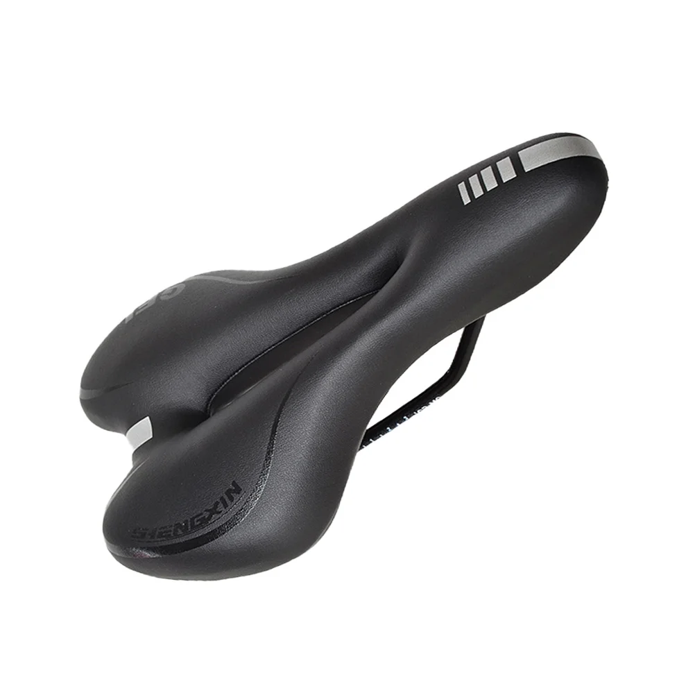 

High Quality Saddle Comfortable Bike Seat Road Bicycle Cushion Light Weight With Springs Cycling Sports Black