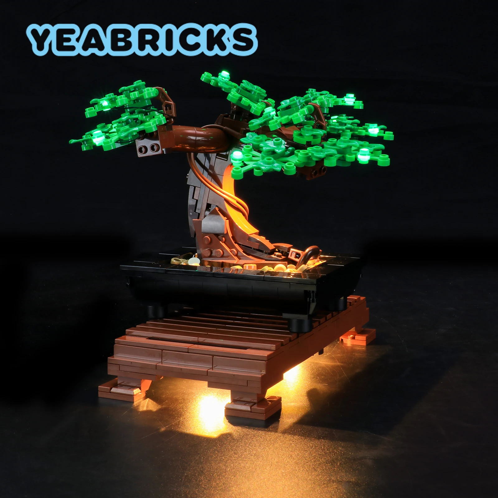 YEABRICKS LED Light Kit for 10281 Green Bonsai Tree Building Blocks Set (NOT Include the Model) Bricks Toys for Children