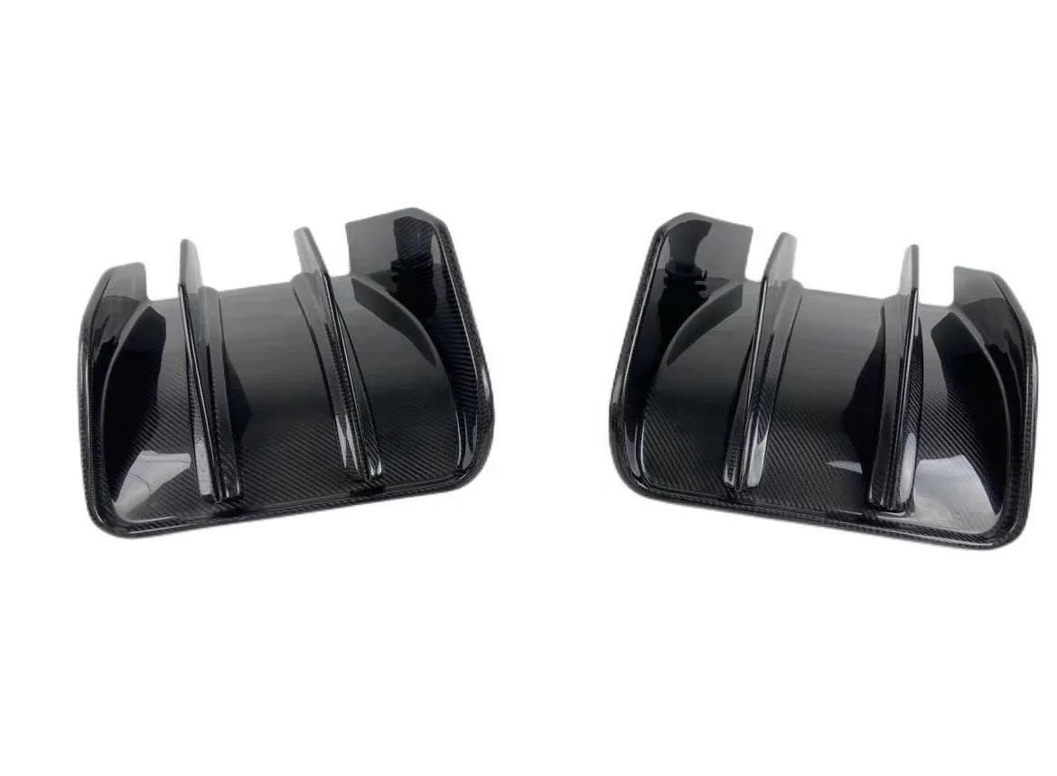 2014-19 for Chevrolet Corvette C7 Stingray Rear Bumper Diffuser Carbon Fiber New Condition