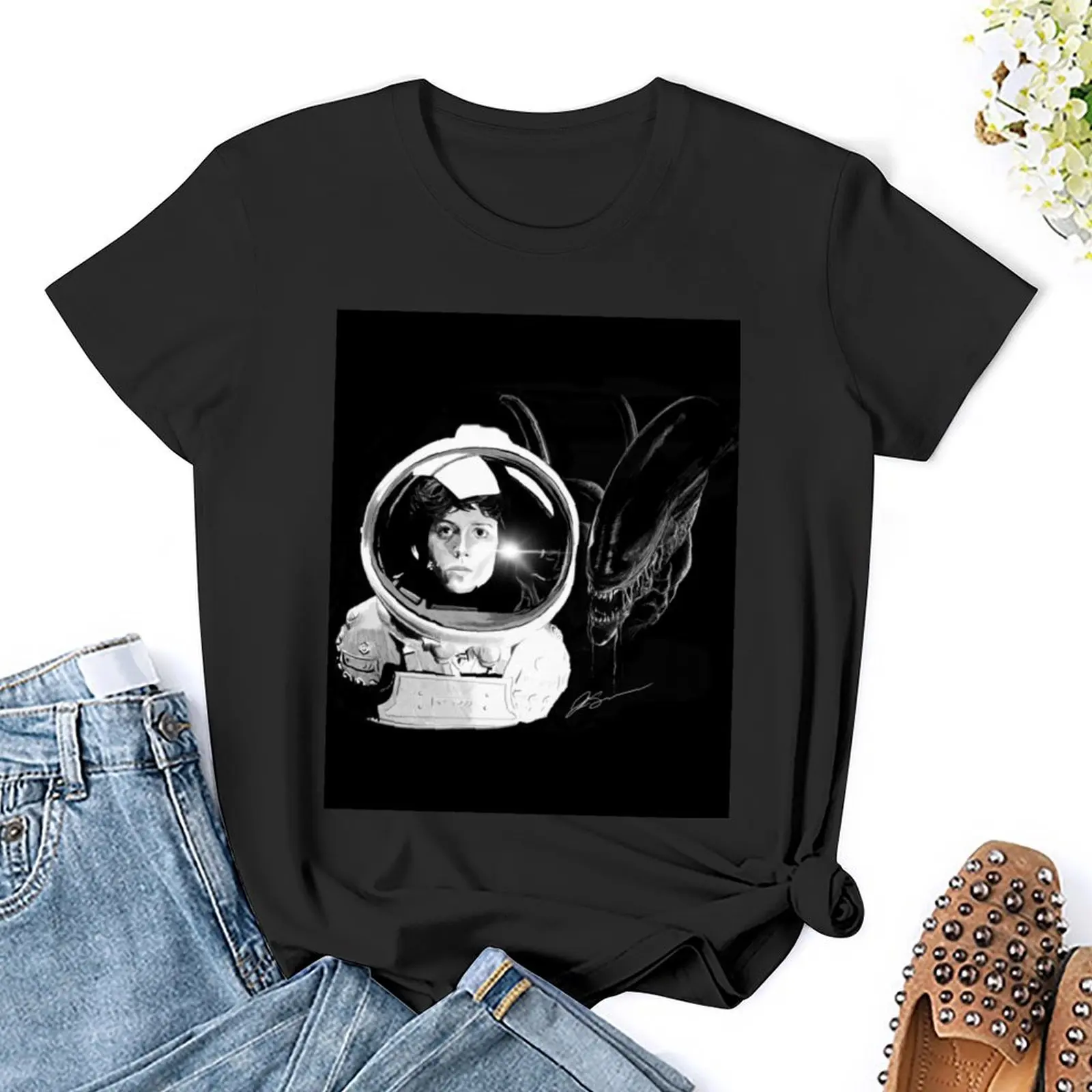 Ripley and the Beast T-Shirt Female clothing female tees t-shirt dress for Women plus size