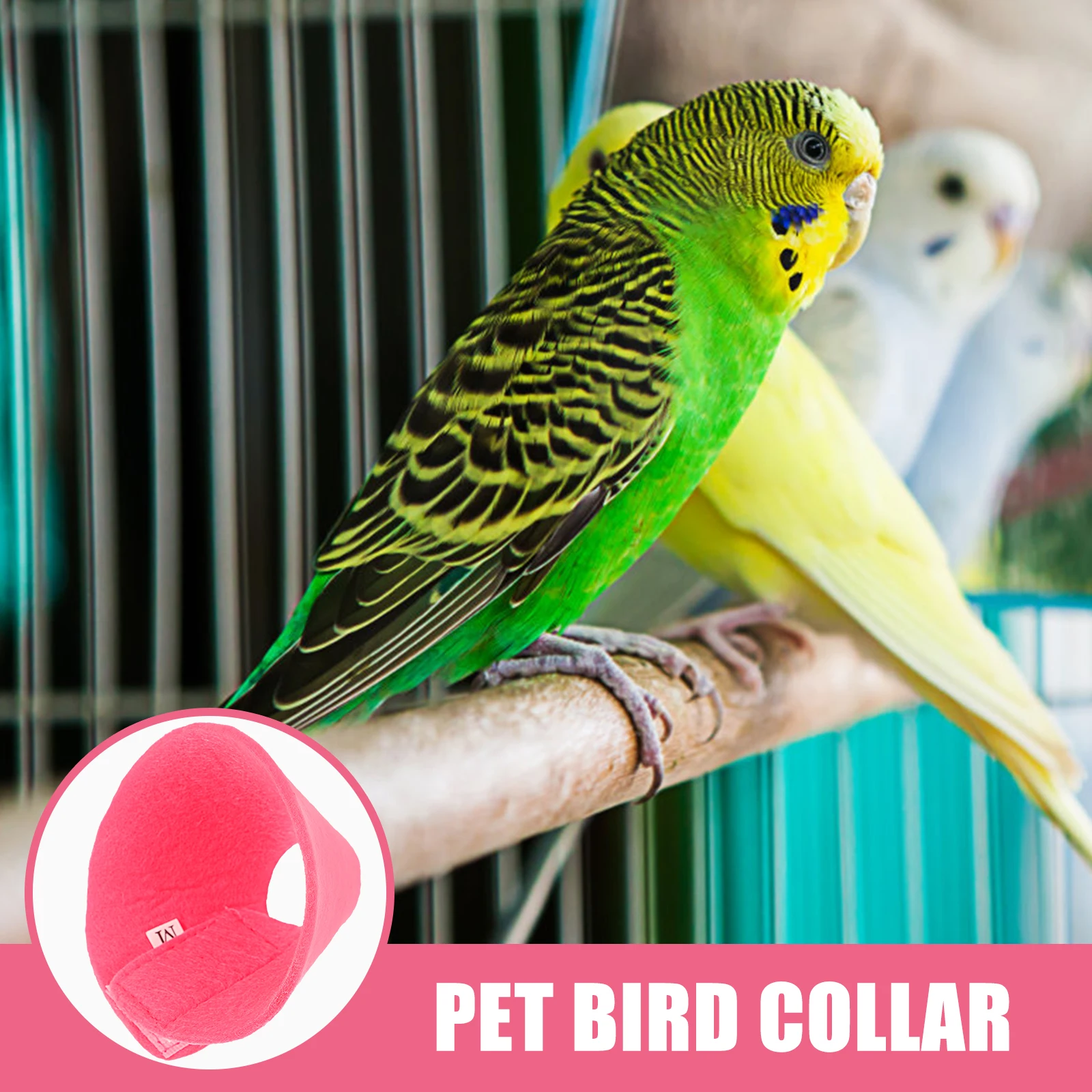 

Anti-biting Collar Parrot Ring Chew Cones Accessories Felt Cloth Neck Collars