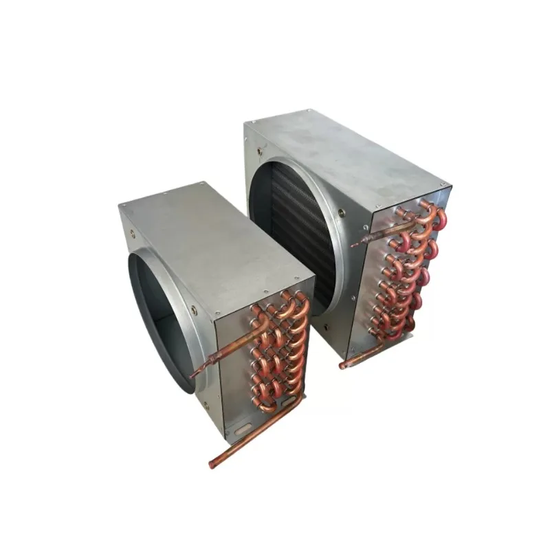 Condenser Galvanized Sheet Air Cooled Cooled Freezer Cold Storage Aluminum Fin Copper Tube Fin Radiator