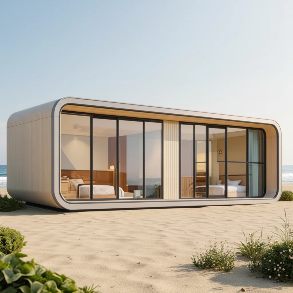 Modern 20ft Apple Cabin Flat Pack Container House for Home Office Workshop Farmhouse Living