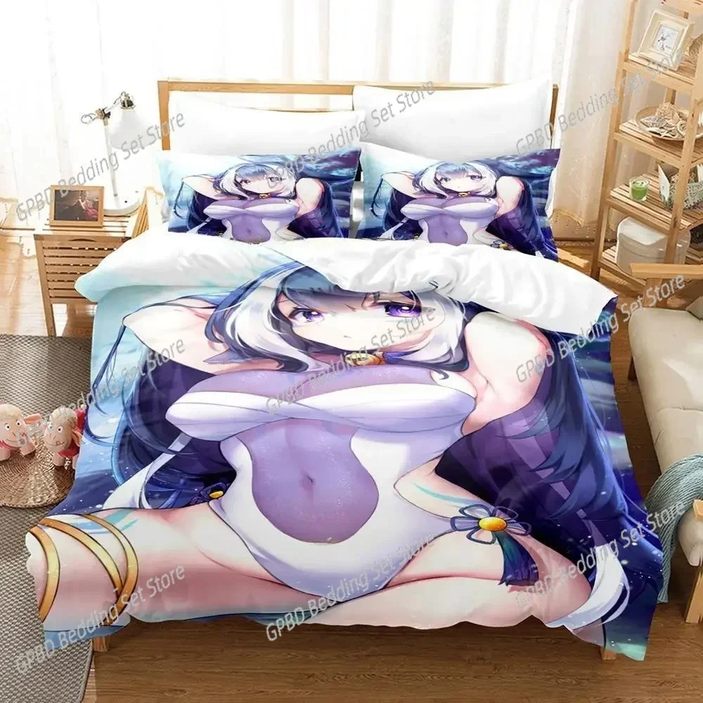 New 3D Print Anime Kawaii Girls Shylily Bedding Set Single Twin Full Queen King Size Bed Set Adult Kid Bedroom Duvet cover Sets