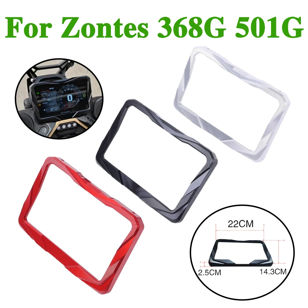 Motorcycle Accessories Instrument Meter Frame Cover Dashboard Screen Guard Protector For Zontes 368G 368 G G368 G 368 ZT368 501g