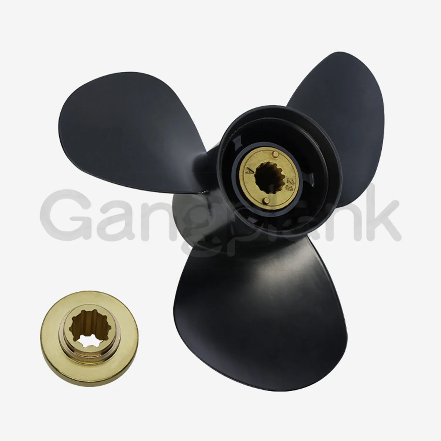 11 3/8*12 for Mercury 2-stroke 40 HP Outboard Aluminum Alloy Propeller 12 Inches (823) 11 3/8X12 T40 855856A5