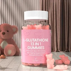 Glutathione Collagen Gummies Skin Brightening Vitamin VC Whitening Anti Skin Aging Spot Removal Dietary Supplement