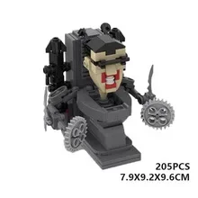 

Skibidi Toilet Man Vs Monitor Building Blocks The Audio and Camera Man Toys for Kids Adults Game Fans (127/263 PCS)