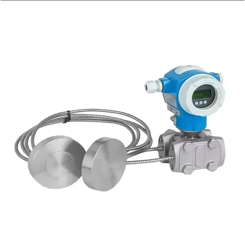 E+H Deltabar FMD78 Differential Pressure Transmitter Double Diaphragm Seal 0.075% Precision IP68 Rated 4-20mA HART Pressure