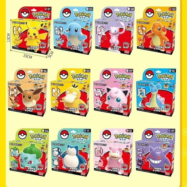 أنيمي بوكيمون تجميعها دمية شخصية كرتونية بيكاتشو السنجاب Gengar Mew تشوه ألعاب شخصيات الحركة لعب الأطفال الهدايا