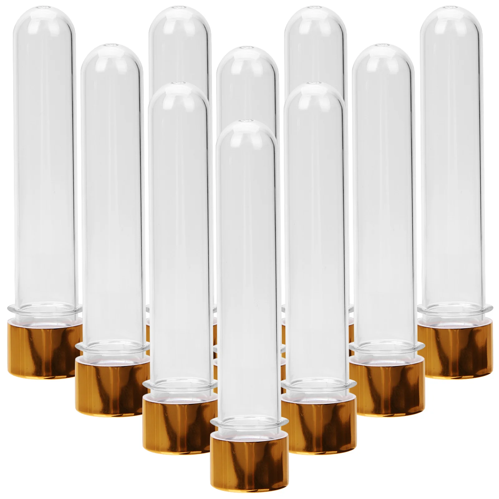 

10Pcs Small Vials Leak-Proof Cork Mini Bottles Sample Test Tubes Clear Storage Bottles for Liquid Powder Cosmetics Essential Oil
