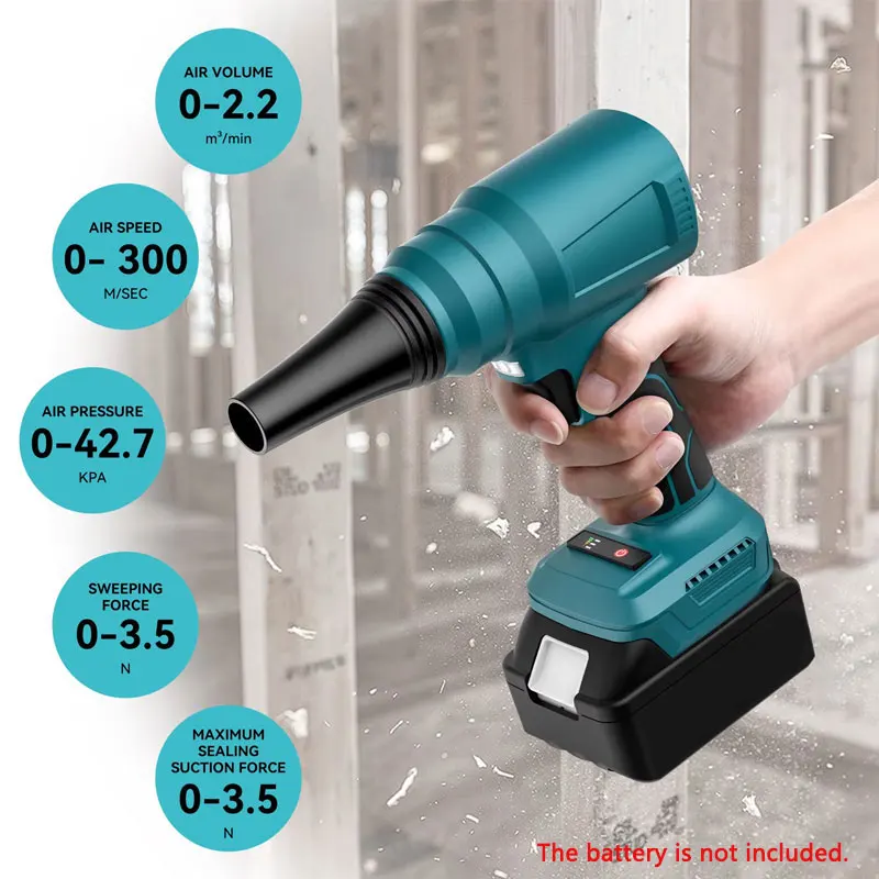 

Upgraded 18V Brushless Dust Blower with Compressed Air Collector and Large Capacity Motor for Handheld Power Tools
