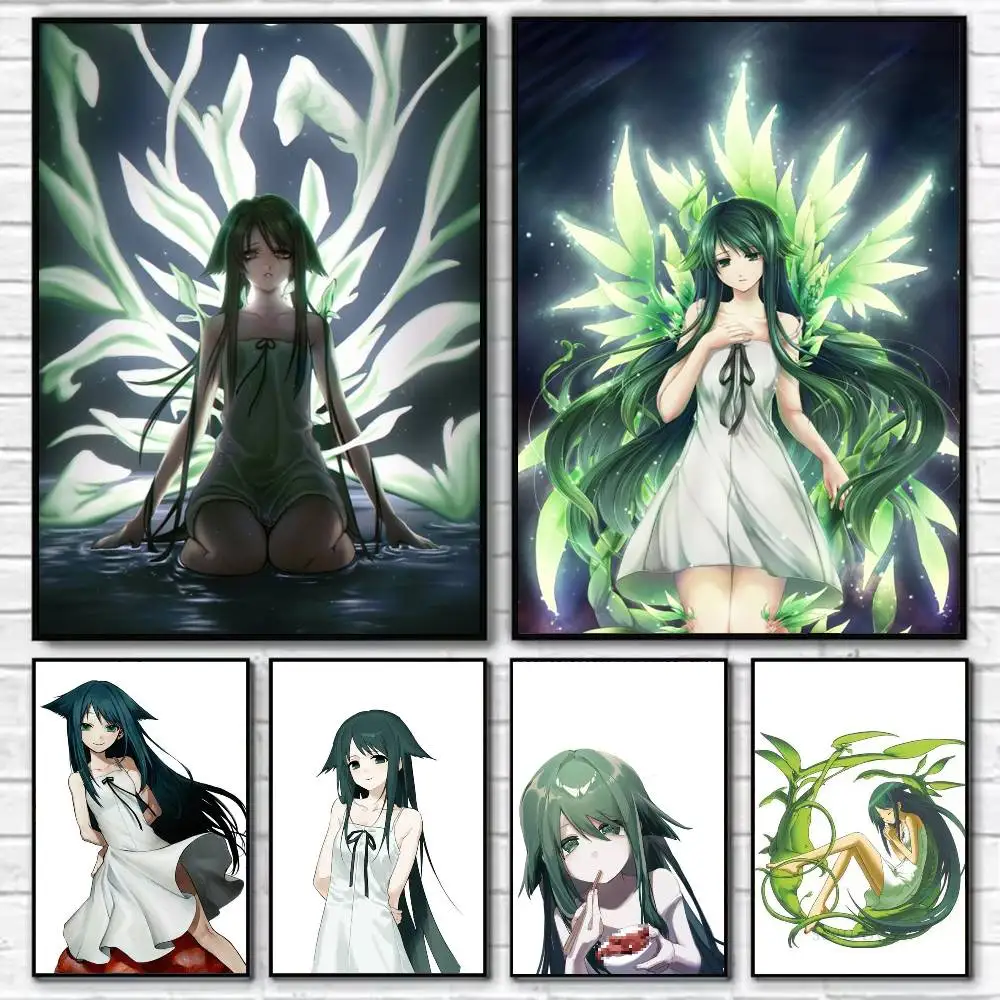 Horror Game Saya No Uta The Song Of Saya Poster Self-adhesive Art Waterproof Paper Sticker Coffee House Bar Room Wall Decor