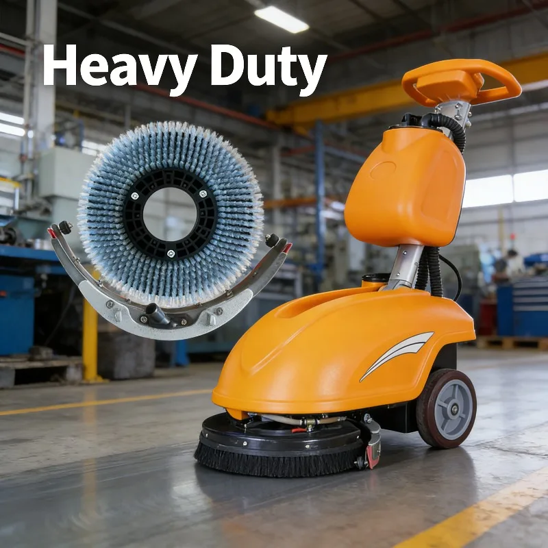 

Ручная поломоечная машина с шириной очистки 350 мм, мощностью 1200 Вт, с функцией всасывания, для профессионального ухода за зданиями