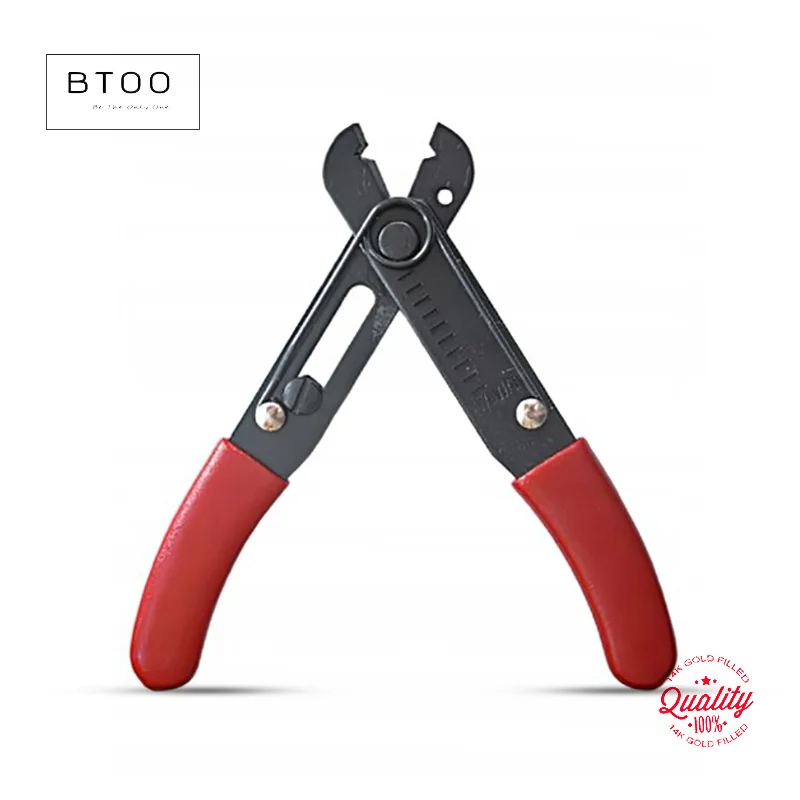 Adjustable Wire Strippers/Cutters Wire stripper-cutter with hold open spring Hand Crimpers