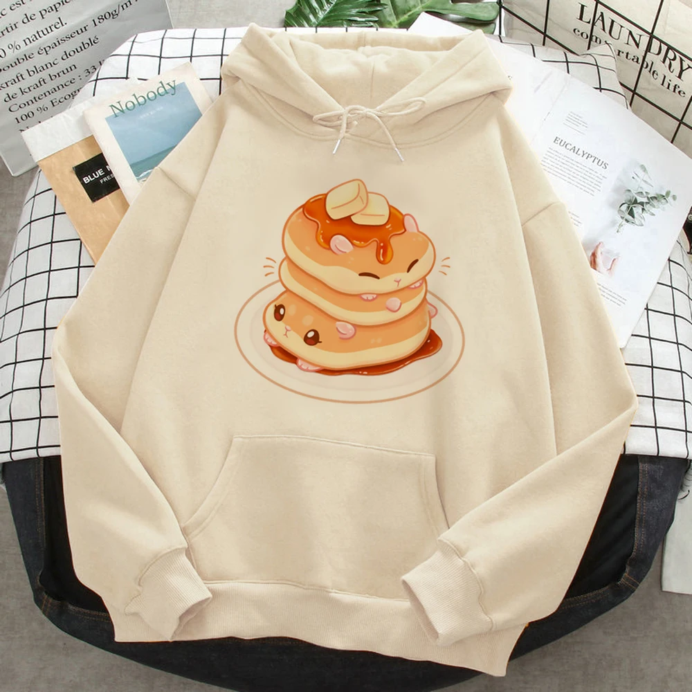 

Hamster hoodies women japanese anime Kawaii long sleeve top Pullover sweater women 90s tracksuit