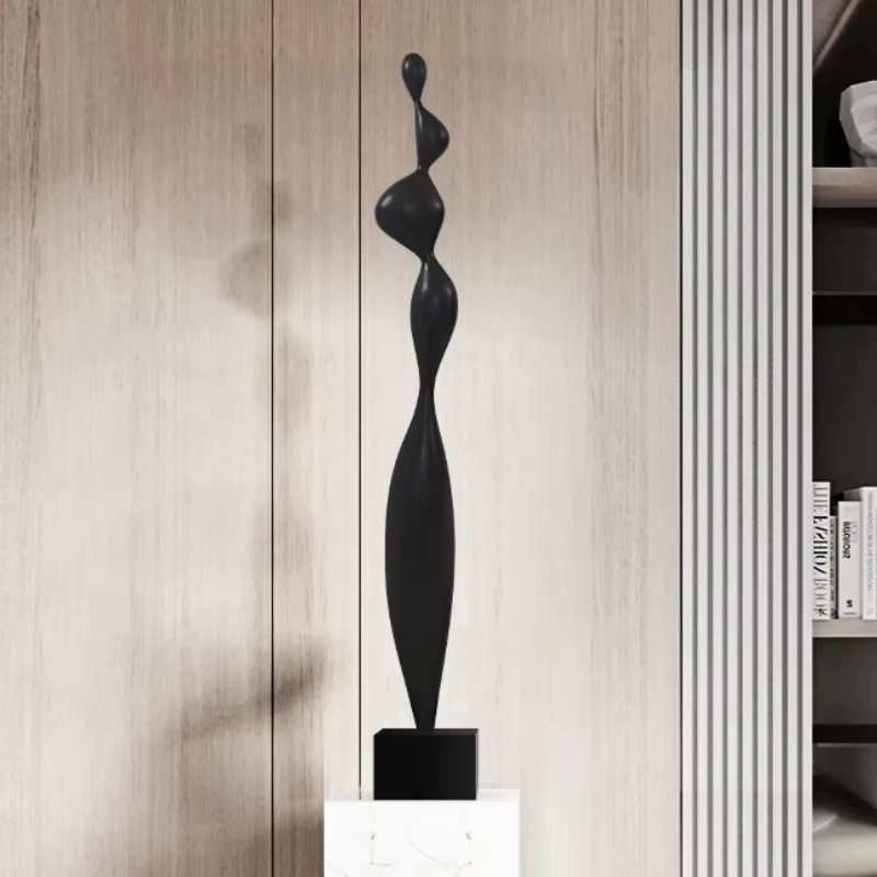 

Цветная пластиковая скульптура в европейском и американском стиле, креативный дизайн, стоячие входные украшения, абстрактная художественная скульптура YX182KP