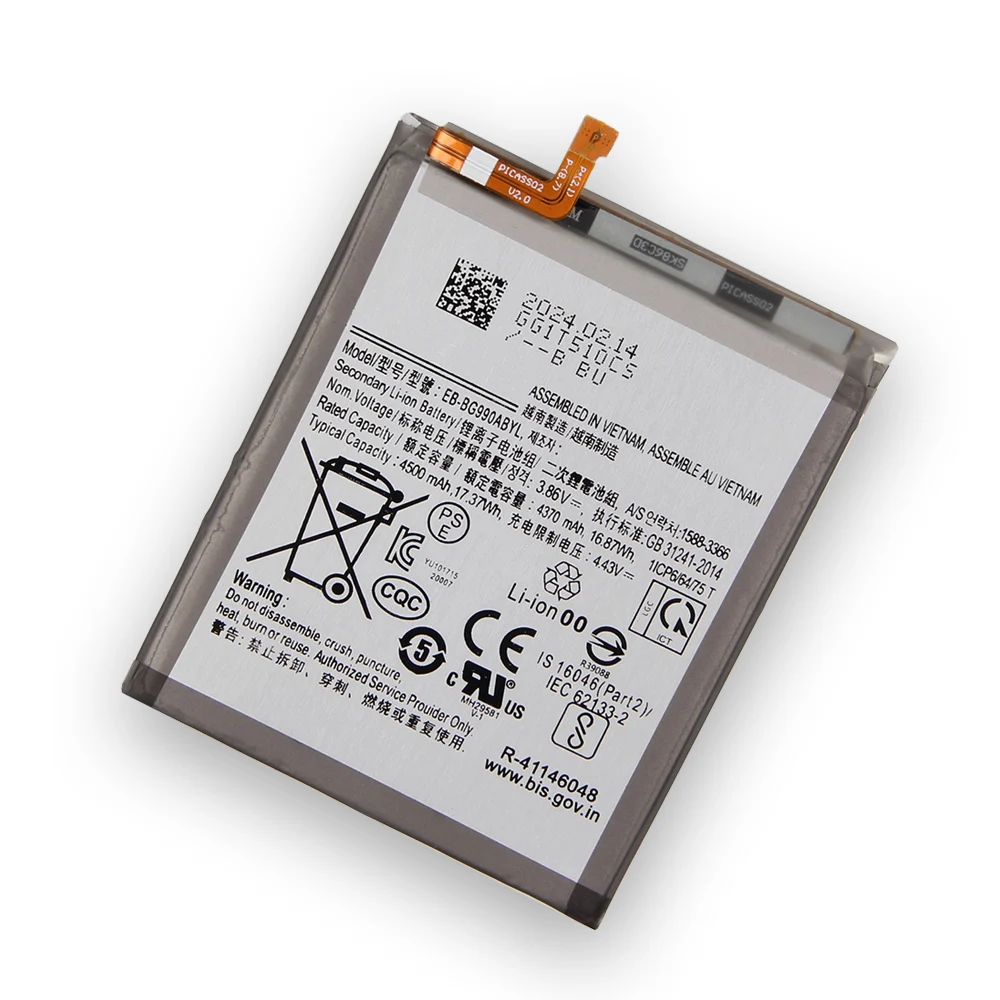 Replacement Battery EB-BG990ABY For Samsung Galaxy S21FE SM-G990 Rechargeable Phone Battery 4500mAh