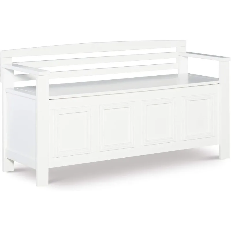 Storage Bench Will Add Seating and Storage To Any Space in Your Home Fliptop Lid with Safety Hinges Easily Complement Your Homes