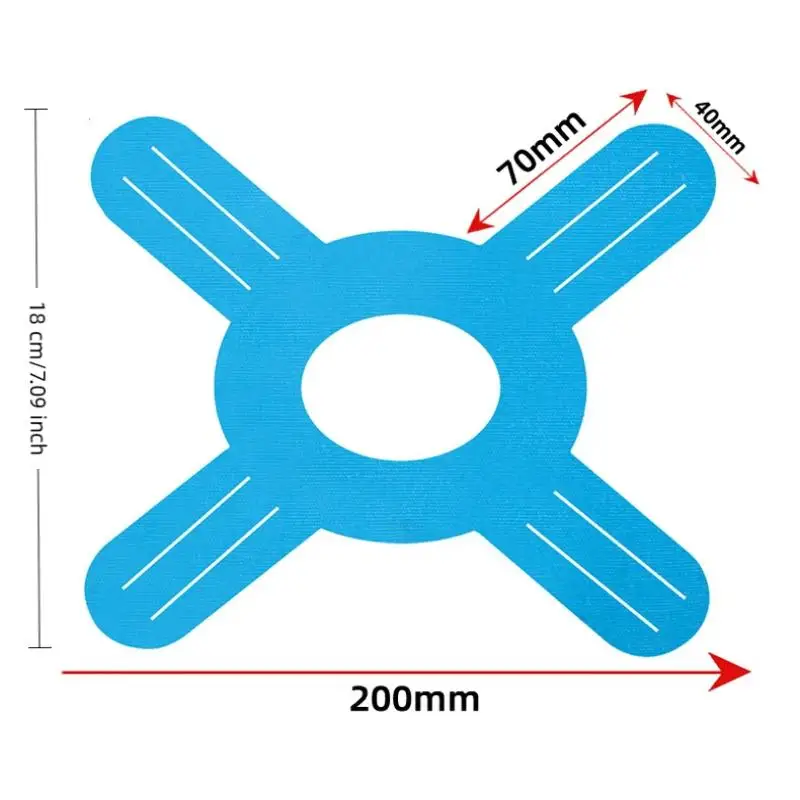 5/10 Stück Klebeband zur Linderung von Knieschmerzen, elastisches, wasserdichtes, sportliches Knietape zur Unterstützung der Stabilität beim Sport – Detail 1