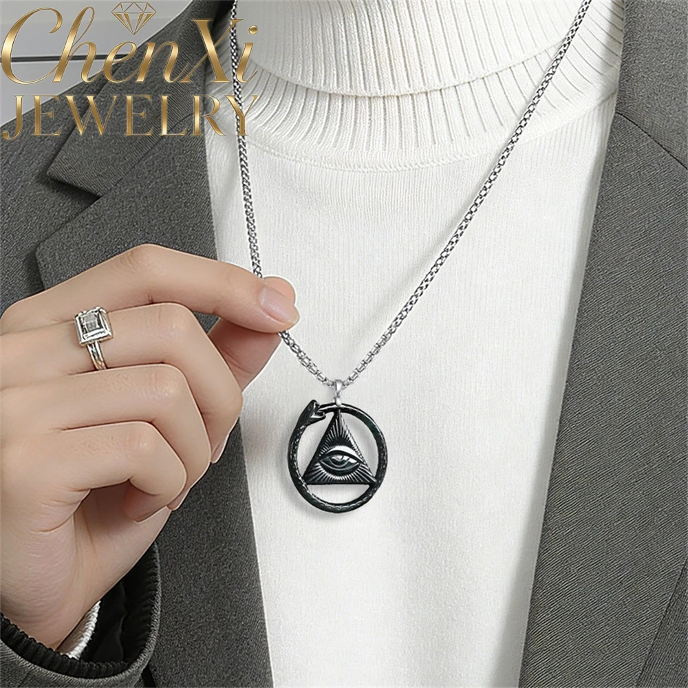 

S925 Silver Natural Burmese A-Grade Black Jadeite Serpentinite The Eye of God Elegant Unique Pendant Design Fashionable Jewelry