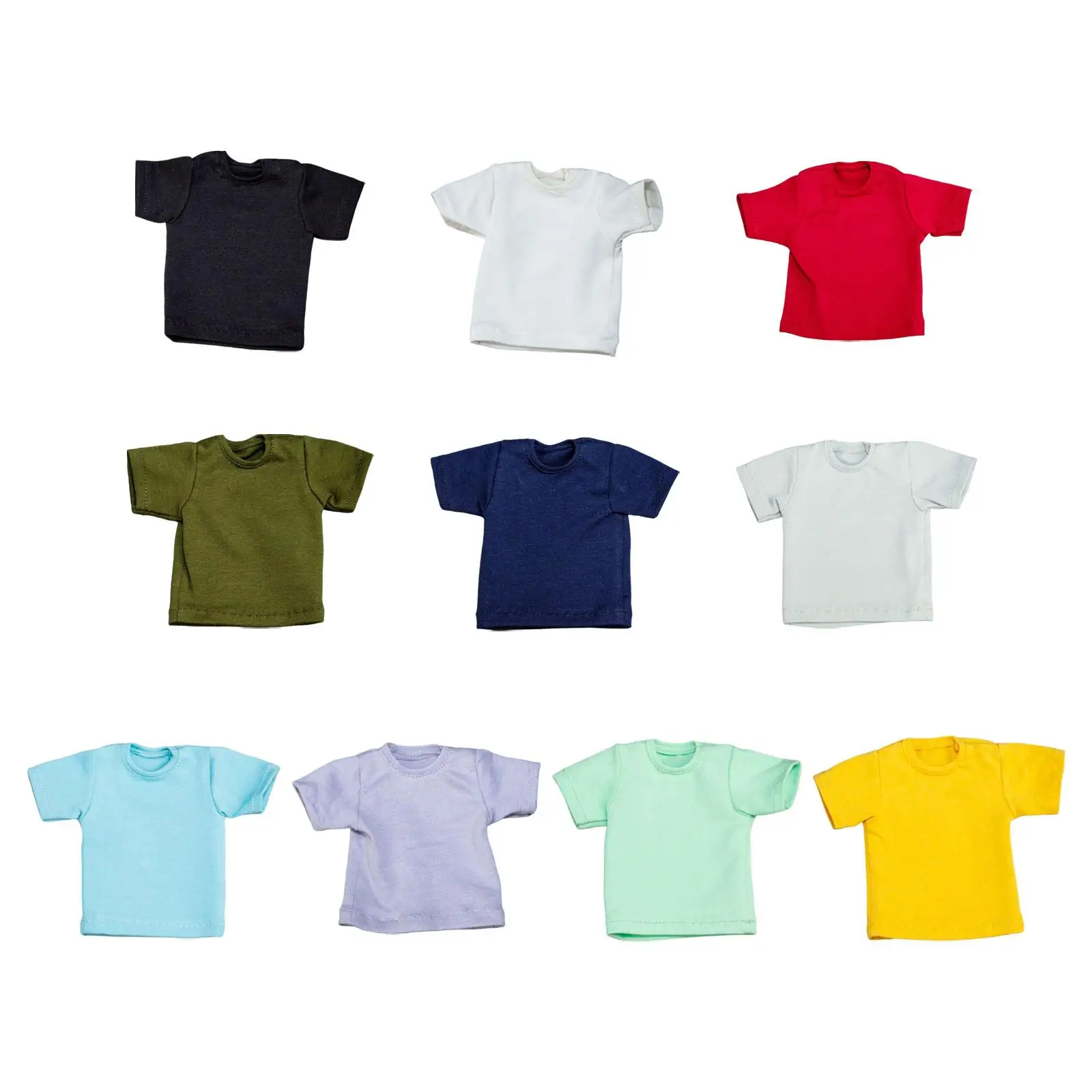 T-shirt l'inventaire à manches courtes pour hommes et femmes, vêtements de figurines, tenues, accessoires de figurines d'action à collectionner, 12 ", 1:6